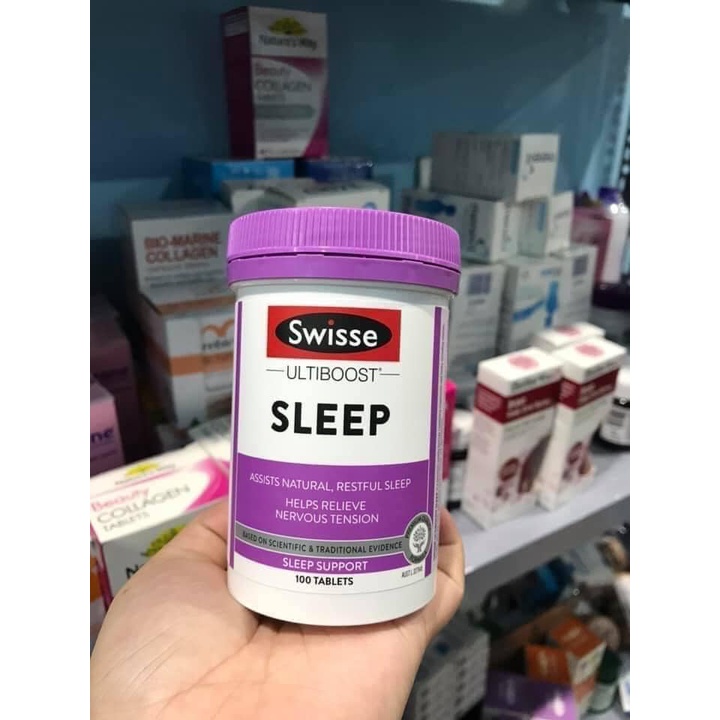 Ngủ ngon sleep swisse - Swisse Ultiboost Sleep hỗ trợ ngủ ngon, 60 viên - 100 viên