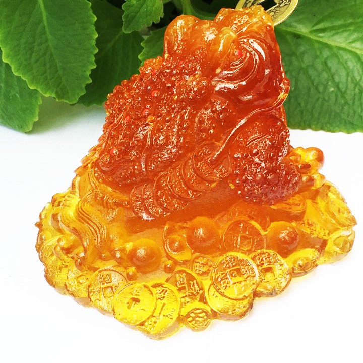 Cóc thiềm thừ ngậm tiền 20 màu hợp phong thủy mọi mệnh chỉ 99k dài 10 cm x rộng 10 cm x cao 8 cm | BigBuy360 - bigbuy360.vn