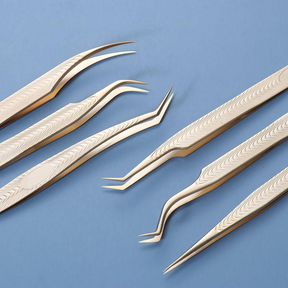 Nhíp Nối Mi Mi MIH Bằng Thép Không Gỉ Thiết Kế Cong / Thẳng Độc Đáo Mới