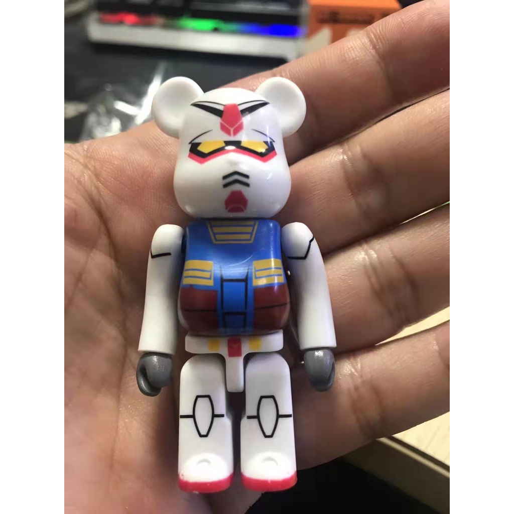 Mô Hình Nhân Vật Bearbrick × GUNDAM 100% 400% 1000% Bằng Nhựa Pvc