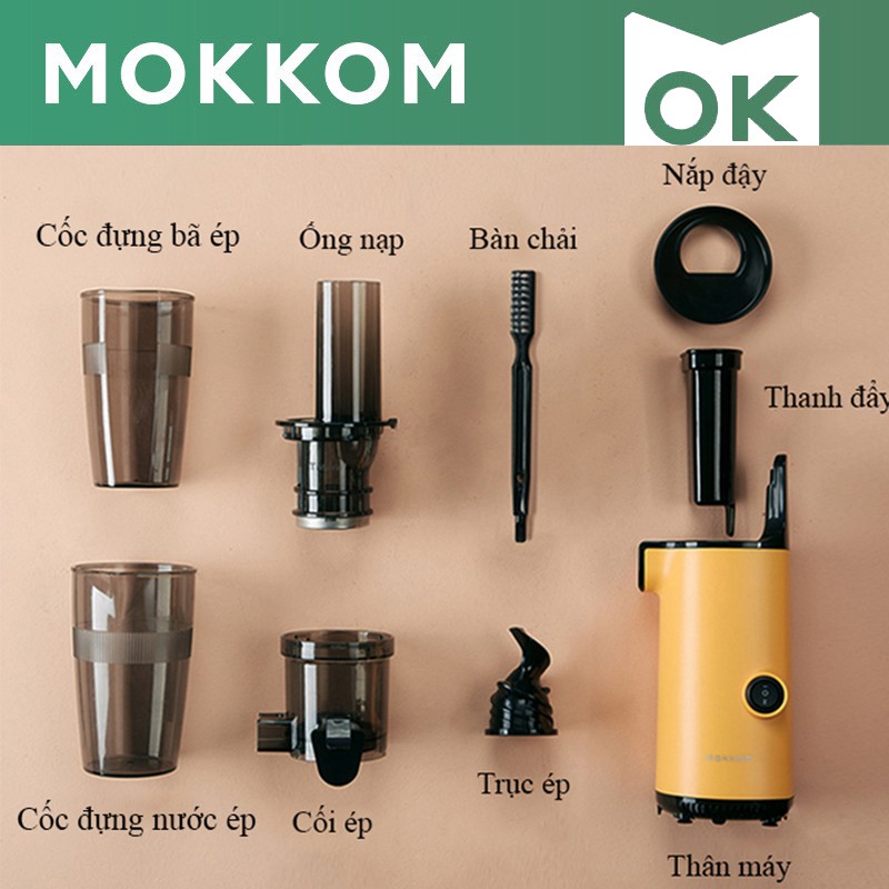Phụ Kiện Máy Ép Chậm Mokkom MK-SJ001 Chính Hãng