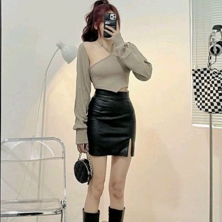 Sét áo yếm tay dài 2 in 1 cực hót (TV2)