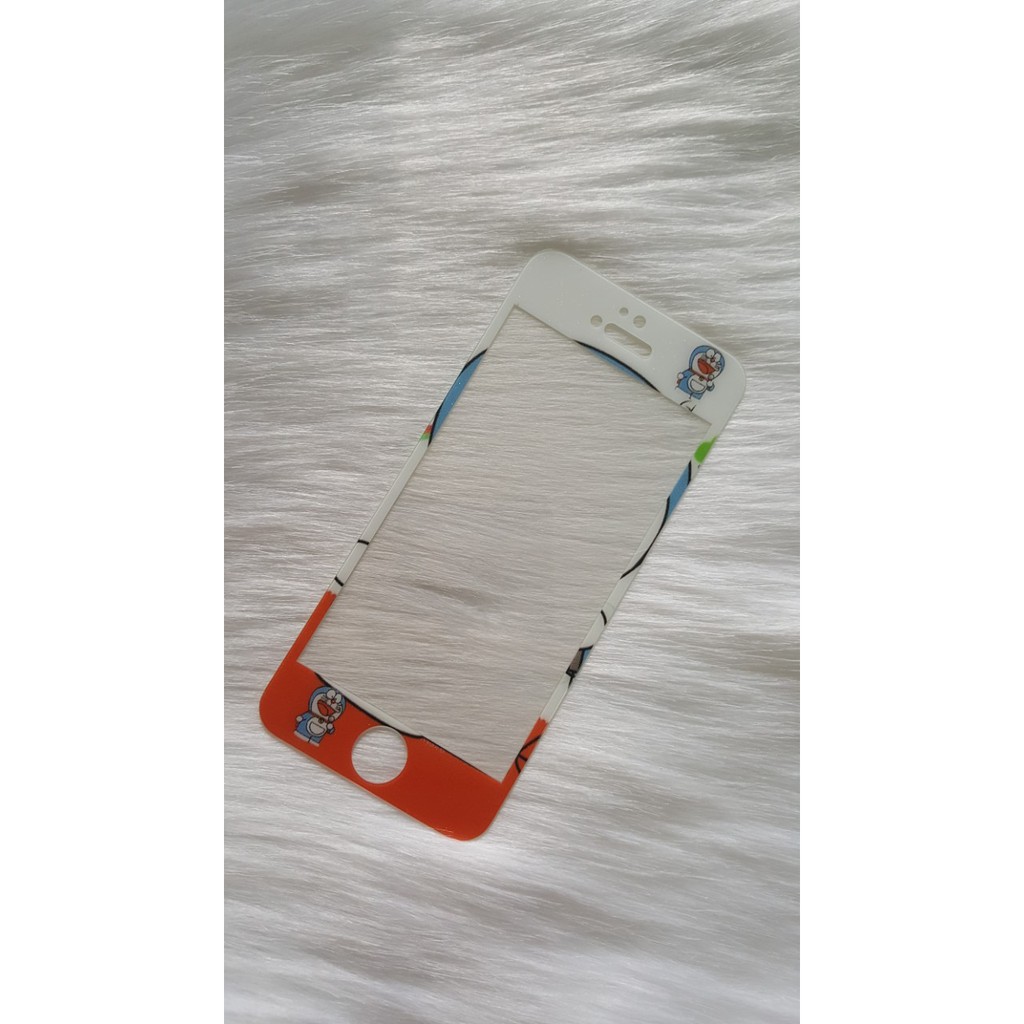 Miếng dán cường lực mặt trước và sau hình Doraemon Iphone 5/5S