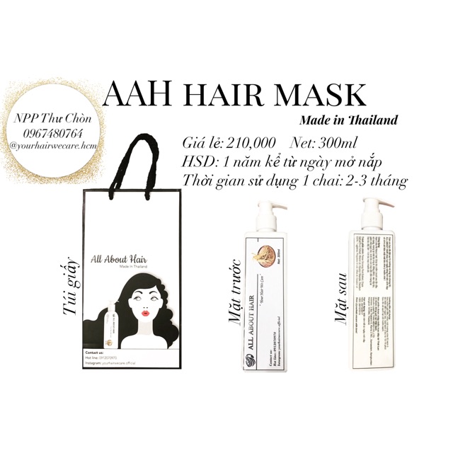 Kem ủ tóc All About Hair