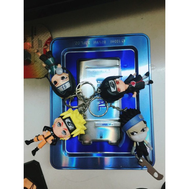 MÓC KHOÁ NARUTO/ HAKU/ ZABUZA/ ITACHI