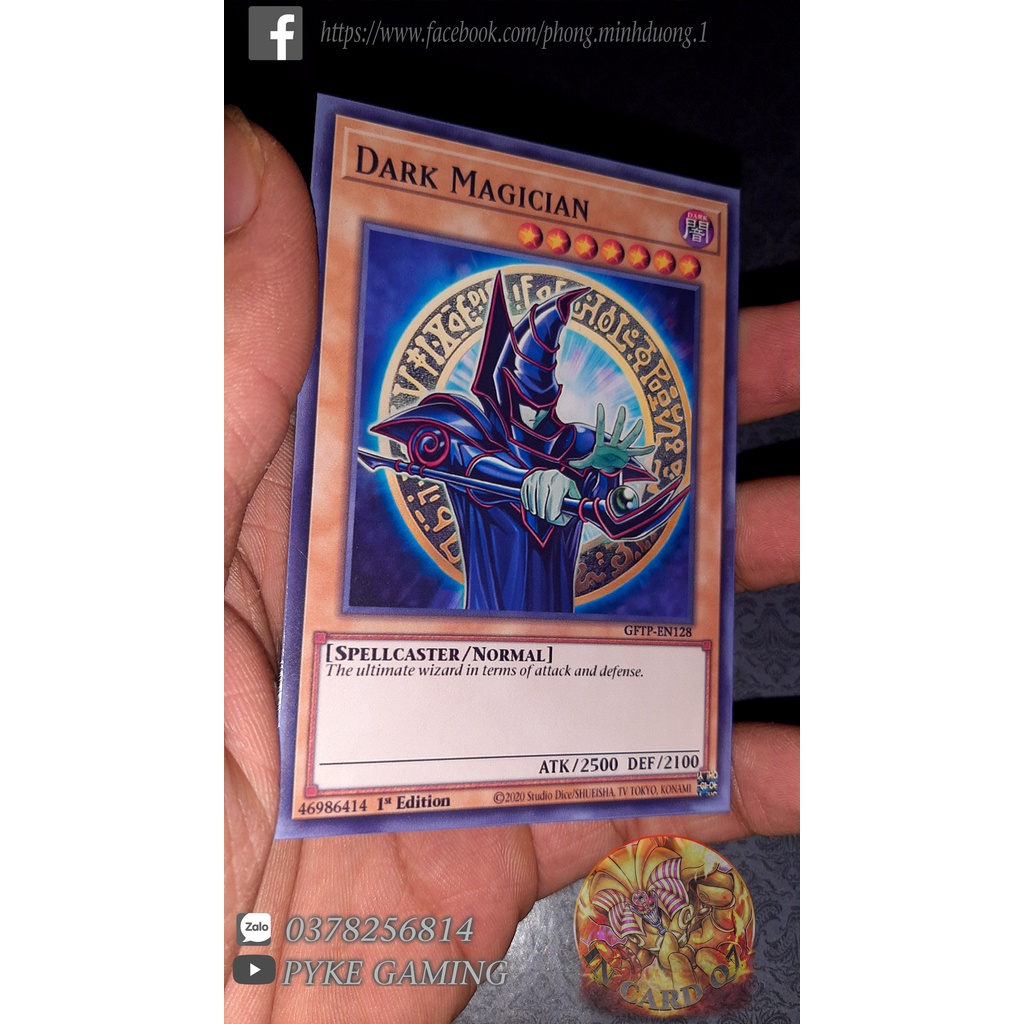 Pack 18 Lá Bài Yugioh Dark Magician Huyền Thoại