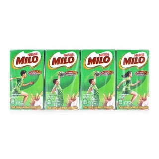 Lốc 4 Hộp Thức Uống lúa mạch MiLo 110ml