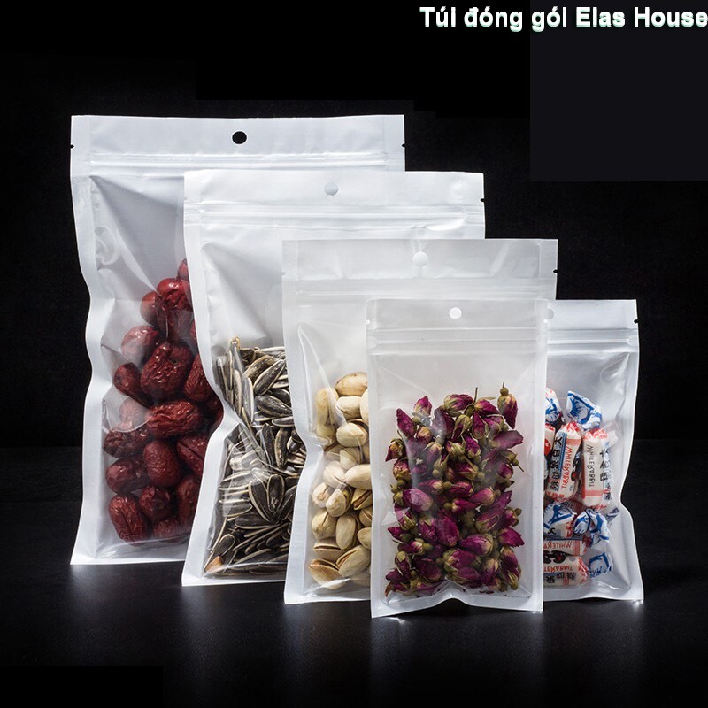 Túi Zip,Set Túi Zip Đựng Phụ Kiện,Túi Zipper Nhỏ Mini Đủ Size Đựng Phụ Kiện Thực Phẩm Đa Năng Tiện Dụng