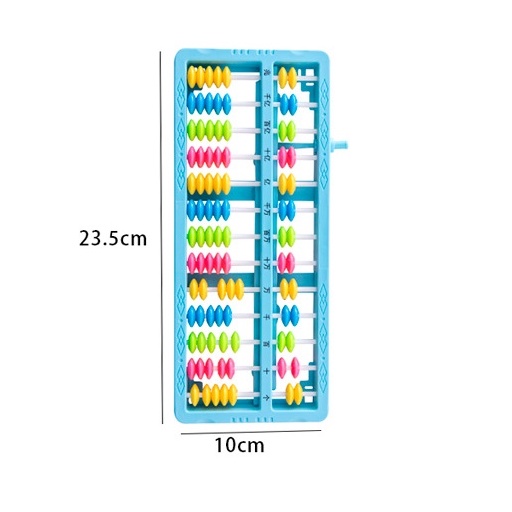 Bàn tính gẩy bàn tính soroban 11 cột sắc màu