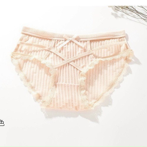 Quần lót nữ sexy dây chéo hông cotton trơn vải mềm mại kháng khuẩn cao cấp gợi cảm