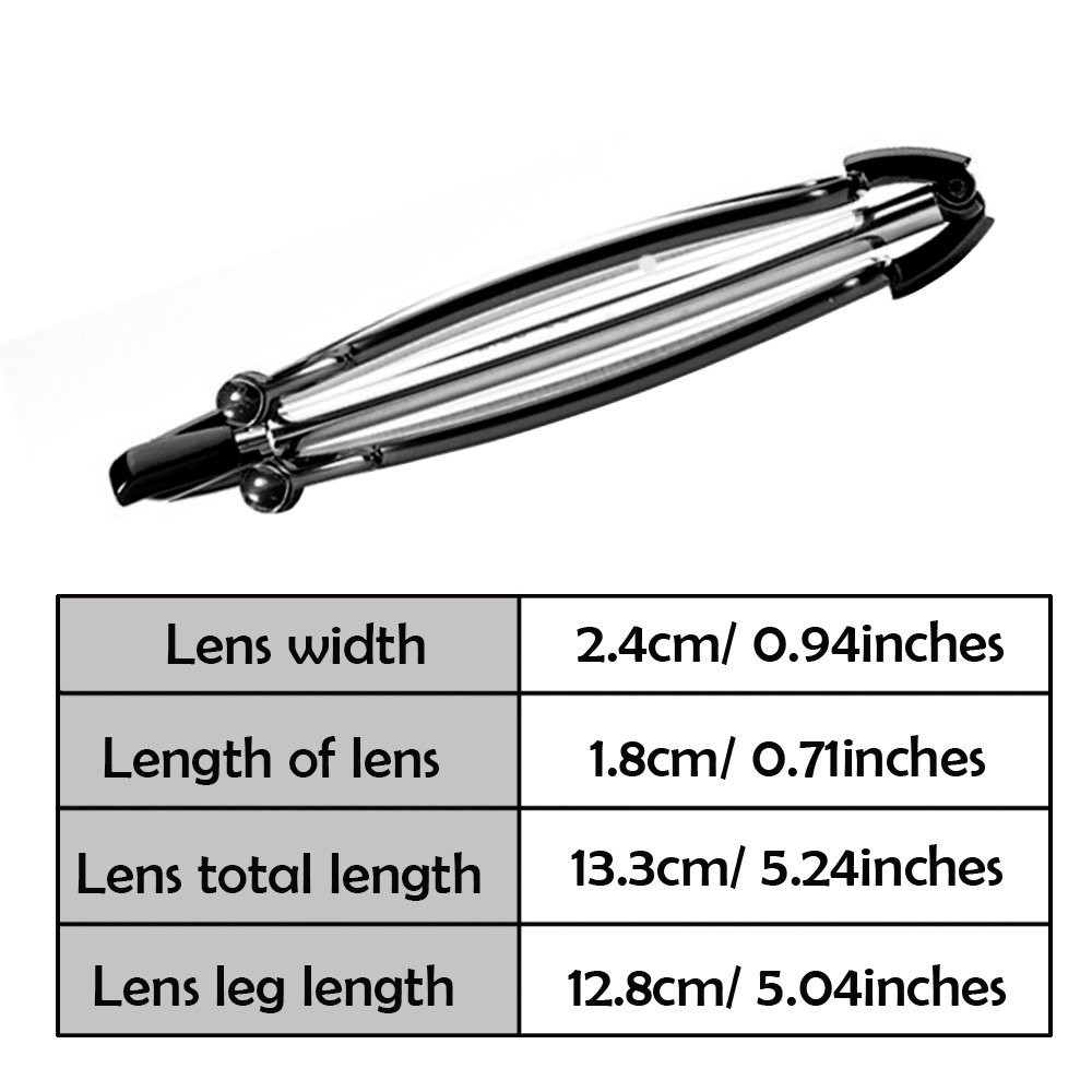 Portable men's and women's reading glasses with storage box strength 2.0 ultra-light adjustable foldable stable glasses