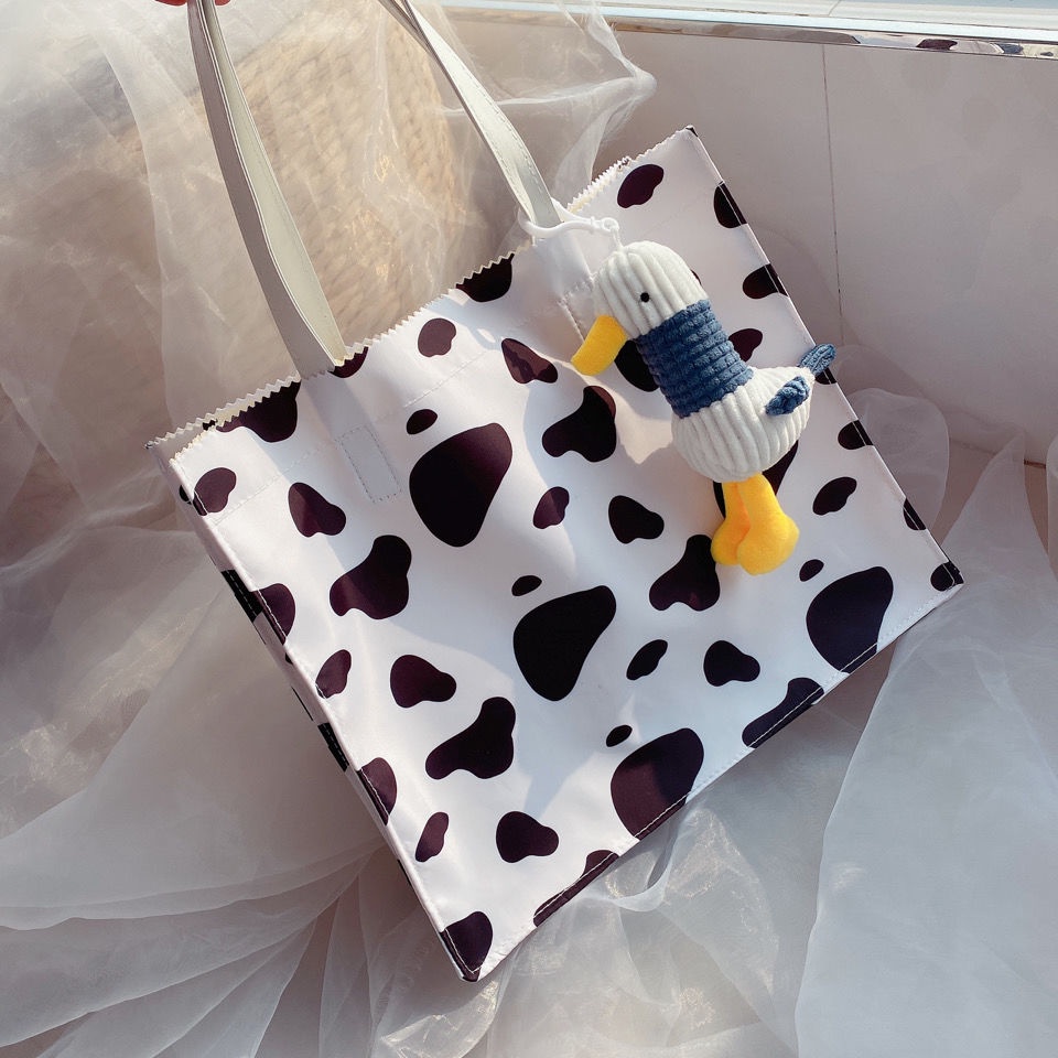 Túi Vải Canvas Mềm In Họa Tiết Phong Cách Harajuku Nhật Bản Cho Nữ