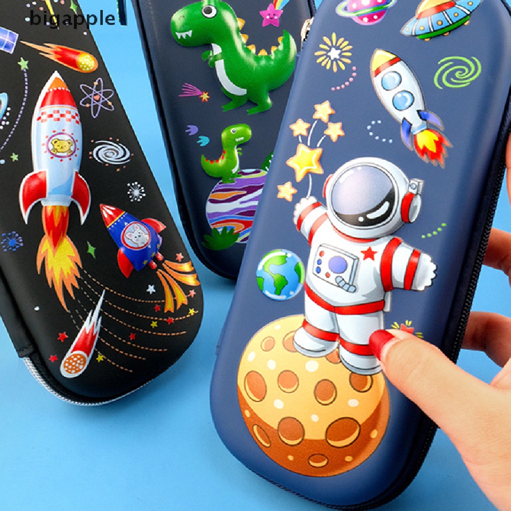 bigapple Pencil Case Kawaii School Pencil Cases Stationery Estuche 3D Space Pen Case Box RDG