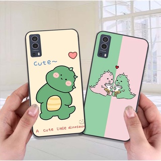 Ốp lưng điện thoại Vivo Y72 5G in hình khủng long siêu cute, đáng yêu