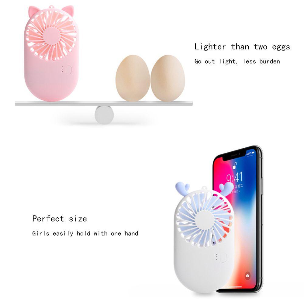 QUINTON Quạt USB Kích Thước Nhỏ Xinh An Toàn Di Động Cho Bé