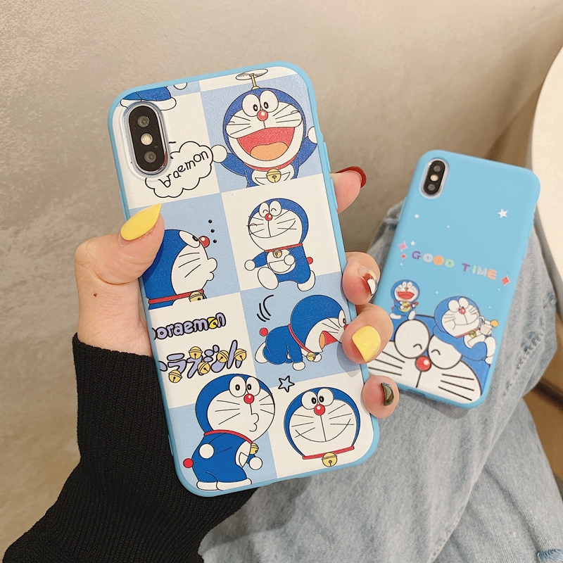 Ốp Điện Thoại Doraemon Cho Oppo A9 A5 2020 K3 F9 A5S A7 A3S A83 F5 F3 F1S A77 A37 Reno Realme X R9S