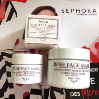 🌸Mặt nạ hoa hông fresh 15ml 30ml