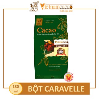 Bột cacao nguyên chất Caravelle, không đường dùng làm bánh - Túi PE 300g
