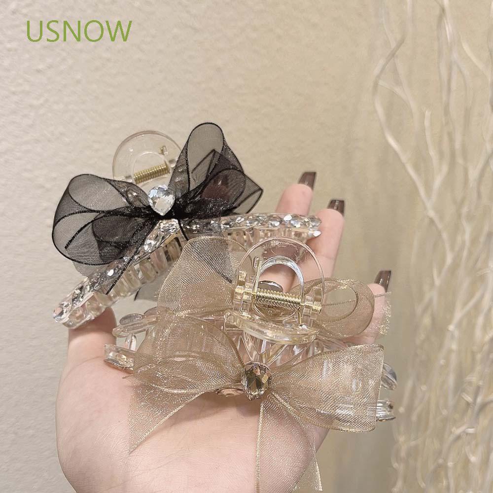 Kẹp Tóc Lưới Hình Nơ Nhiều Màu Thanh Lịch Cho Nữ