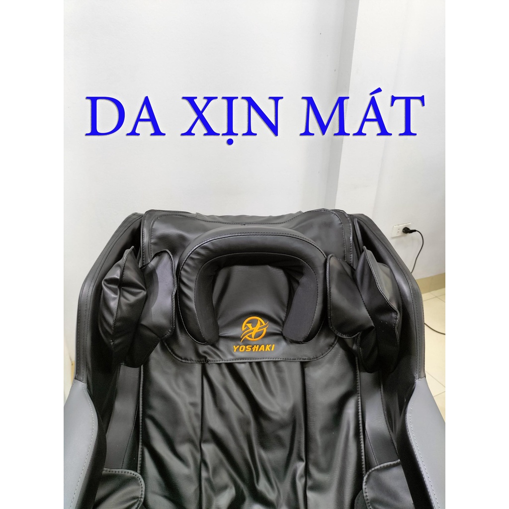 ghế massage toàn thân công nghệ nhật bản YOSHAKI 509 prro bi cố định màn hình cảm ứng bảo hành 5 năm