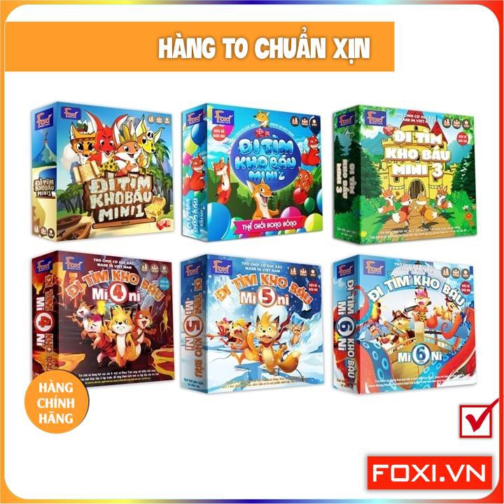 Board game-Đi tìm kho báu mini 5 Foxi-trò chơi chiến thuật-hài hước-siêu lầy-bổ ích và lý thú