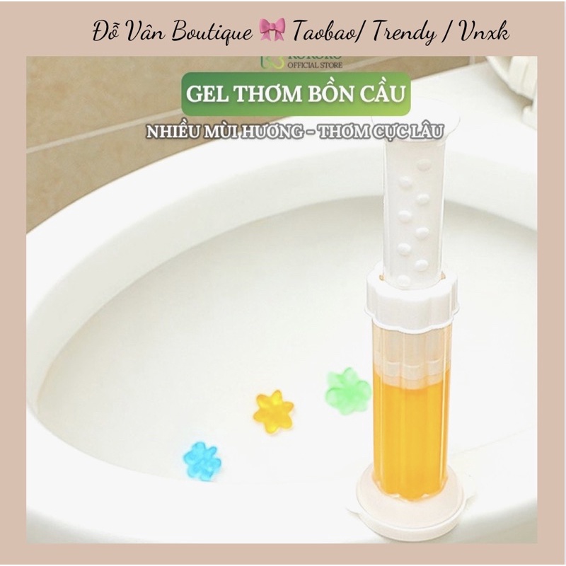 GEL HOA THƠM DÙNG CHO TOILET 🌸 ( Combo 5 ống )