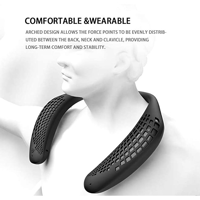 Loa đeo cổ Bluetooth Oraolo, không dây, Loa cá nhân di động Chống nước IPX5, Mic tích hợp Bluetooth 5.0, hỗ trợ thẻ nhớ