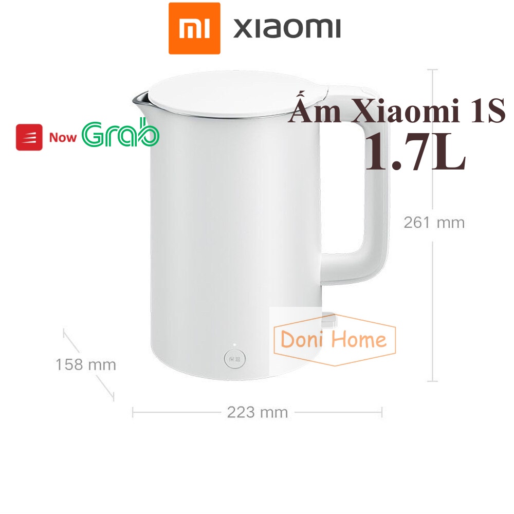 Ấm/Bình Đun Nước Siêu Tốc Xiaomi 1S 1A|BH 3 tháng|Kiểu dáng sang trọng