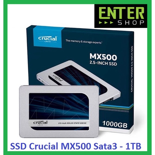 Ổ cứng SSD Laptop gắn trong Crucial MX500 1TB – chuẩn 2.5 sata3, Bảo hành 5 năm (1 đổi 1) | WebRaoVat - webraovat.net.vn