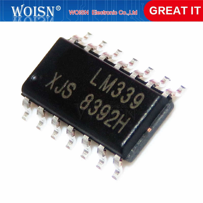 Bộ 50 linh kiện khuếch đại âm thanh SMD LM358 LM393 LM339 LM324 NE555 LM358DR LM393DR LM339DR LM4 LM