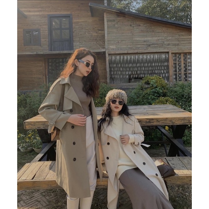 8806 KHOÁC MĂNG TÔ DÁNG DÀI 8 CÚC