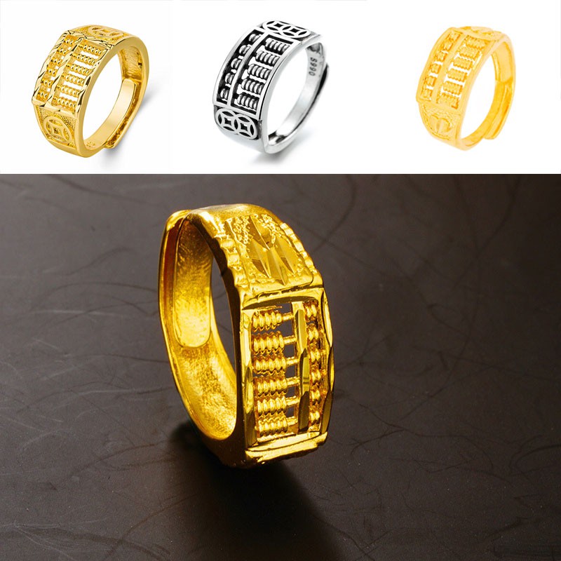 Nhẫn Mạ Vàng 24k Có Thể Điều Chỉnh Kích Cỡ