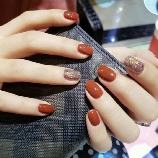Sơn gel Nhật màu nâu đất được chị em mê mẩn Thiên Di Nail