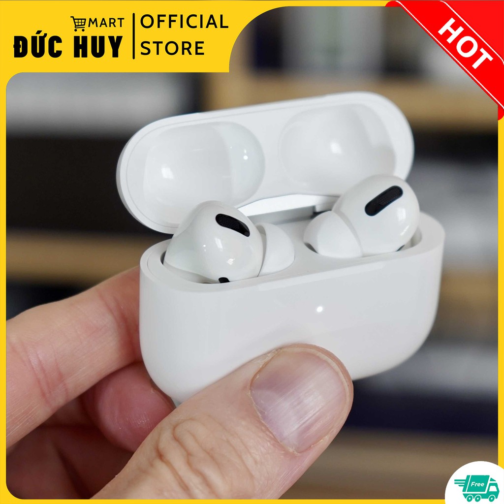 Tai Nghe Không Dây Cao Cấp Pro -Tai Nghe Air Pods Pro Loại Tốt, Kết Nối Tự Động, Cảm Ứng Chạm, Airpod Pro Đổi Tên, Định