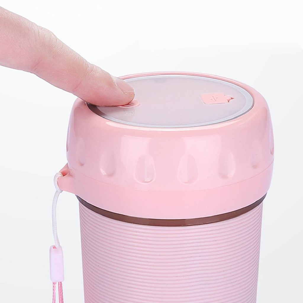 Máy Xay Sinh Tố Cầm Tay 300ML SẠC PIN Portable JB, Máy Xay Đa Năng Kèm Dây Xách Tiện Lợi