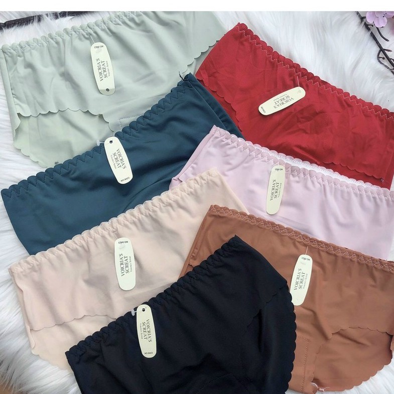 Quần Lót Nữ Thun Lạnh Đúc Su Cạp Viền