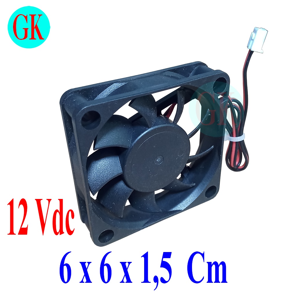 Quạt tản nhiệt 12V vuông 6cm