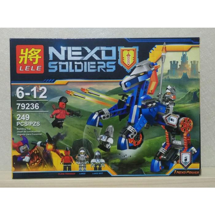 Mô hình đồ chơi lego nhân vật chiến binh Nexo Knights Lance'S 79236