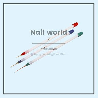 Set 3 cọ râu đủ size để vẽ gel