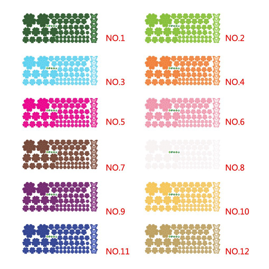 Decal Dán Tường Hình Bông Hoa, Có Thể Tháo Ra Được, Nghệ Thuật Trang Trí Nhà, Người Dùng Có Thể Tự Trang Trí