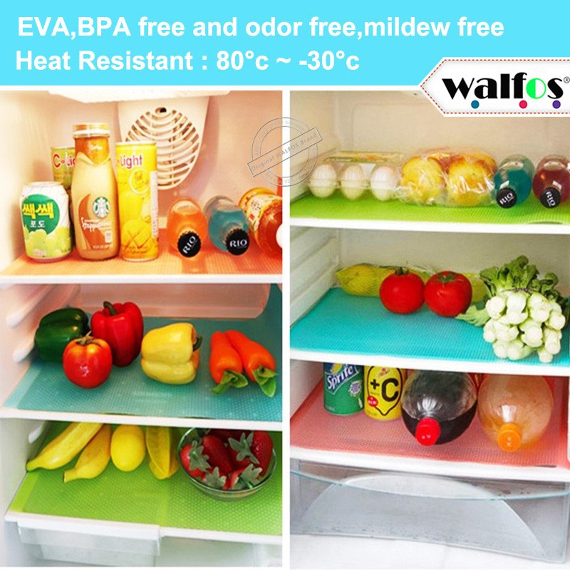 Thảm Lót Tủ Lạnh Walfos Chống Nước/Chống Ẩm/Chống Nấm Mốc Có 3 Màu Tùy Chọn Kích Thước 30x45cm