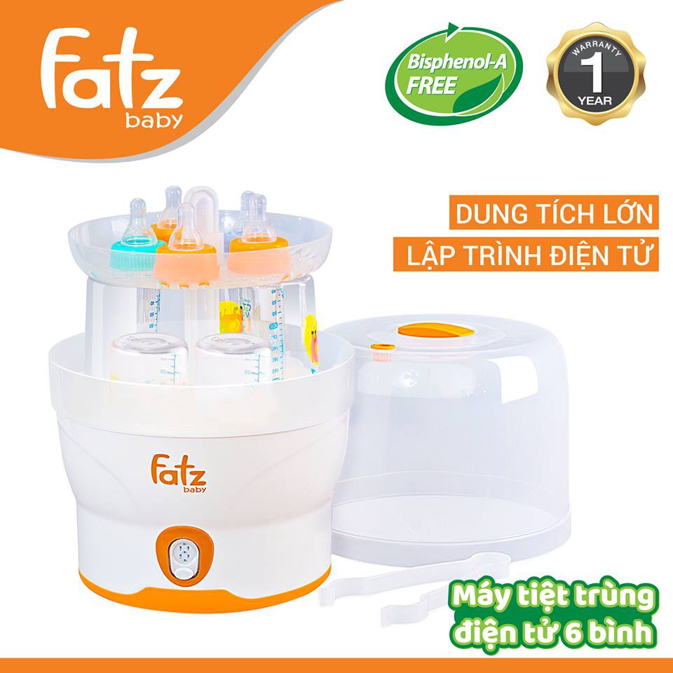 Máy tiệt trùng bình sữa siêu tốc FatzBaby FB4028SL