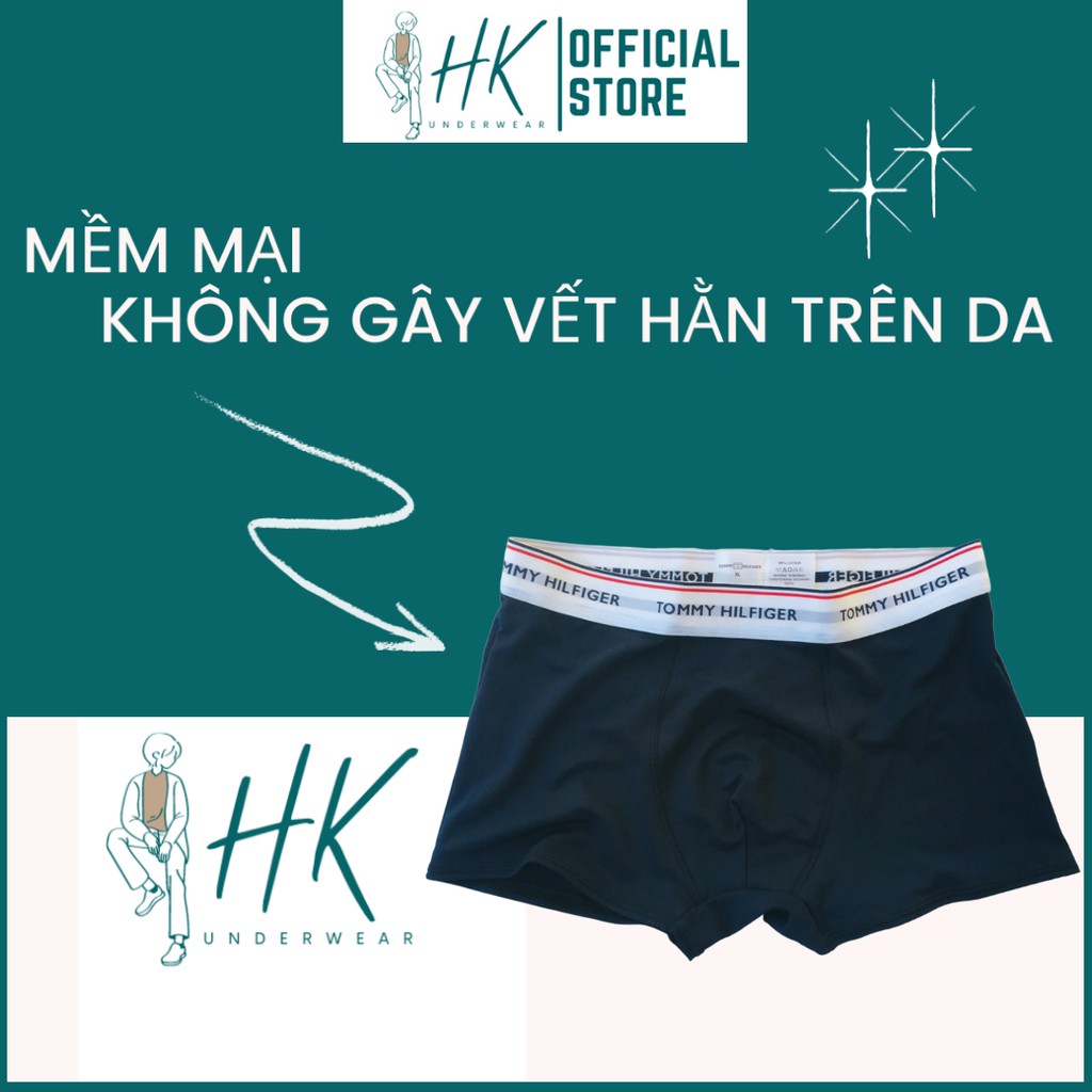 Quần Chip Nam Boxer Thun Lạnh Combo 4 Cái, Quần Xì Nam Đùi Thun Lạnh Cao Cấp Co Giãn 4 Chiều Cực Thoáng Khí Kháng Khuẩn