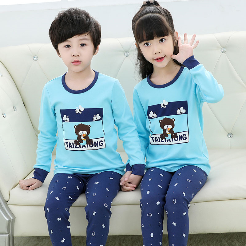 Bộ Đồ Ngủ Pijama Dài Tay 2-15 Tuổi Cho Bé Trai Và Gái