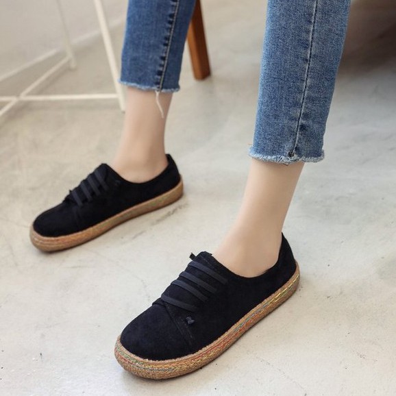 Giày thể thao nữ đế bằng giá rẻ giày sneaker nữ nhiều màu slipon ulzzang cao cấp hot trend AZUKA - E6