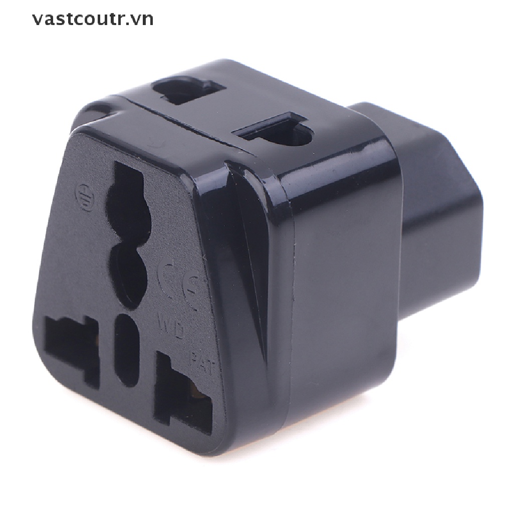 Phích Cắm Nguồn Chuyển Đổi 2 Trong 1 IEC 320 C14 Male Sang C13 Female PDU / UPS C13 Female