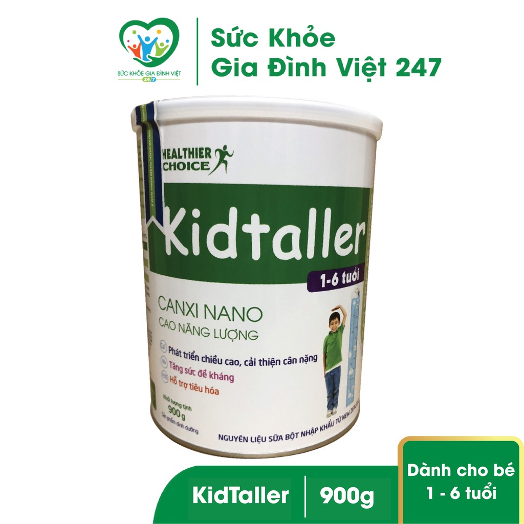 Sữa Kidtaller - Sữa dinh dưỡng phát triển chiều cao cho bé (900G)