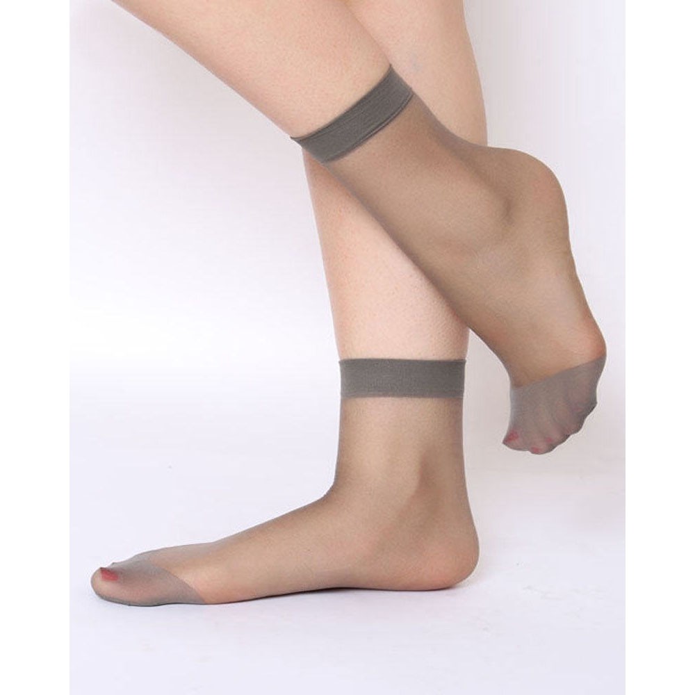 Set 10 Đôi Vớ Trong Suốt Siêu Mỏng Thời Trang Cho Nữ