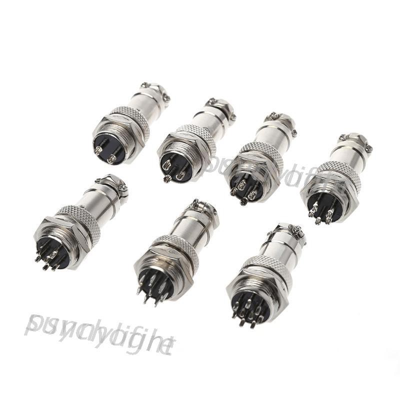 Đầu Nối Dây Điện 16mm 2/ 3/ 4/ 5/ 6/ 8/ 9 Chân Gx16