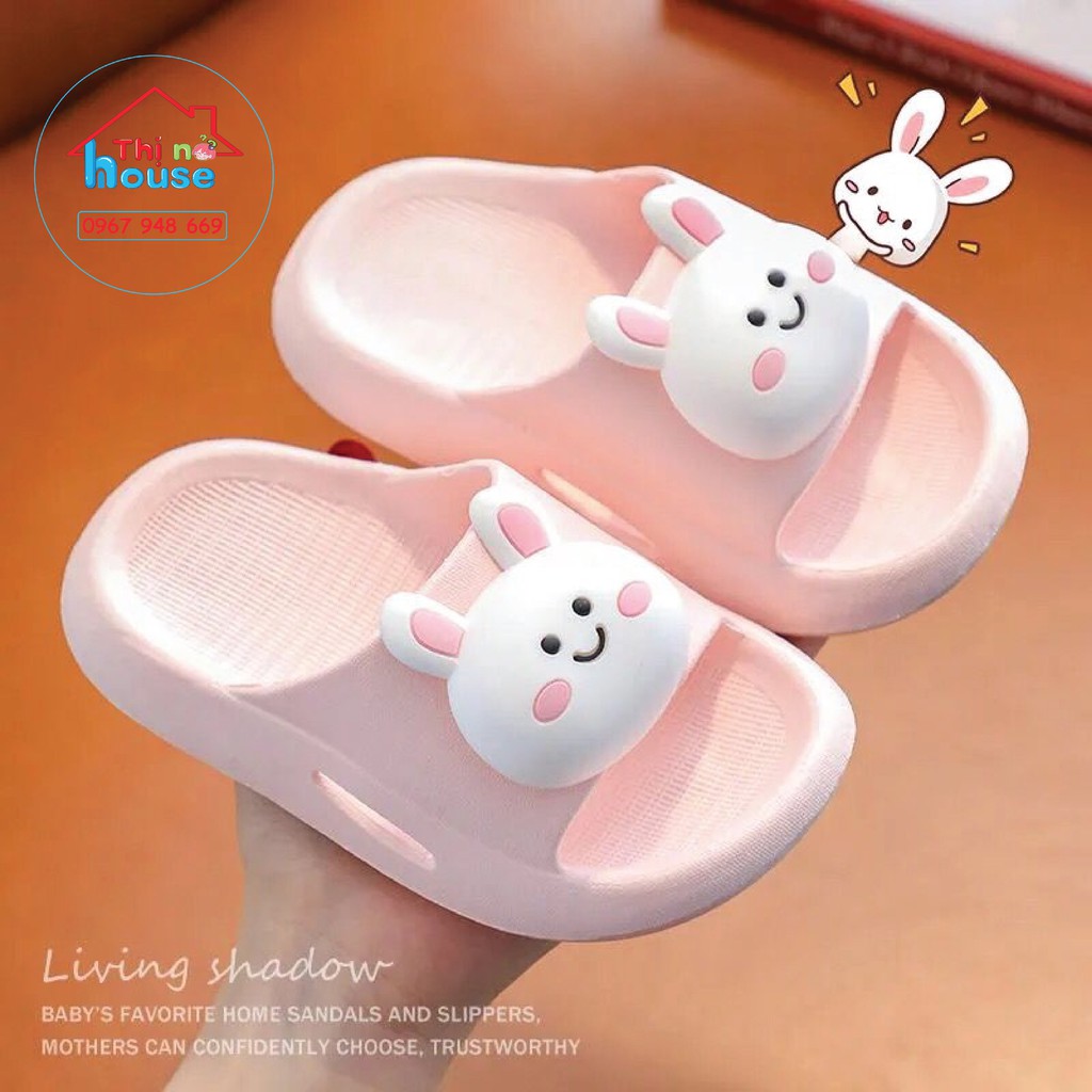 Dép Lê Trẻ Em Bé Trai Bé Gái Cho Chân Bé 16-19cm Hình Hoa Quả Đáng Yêu